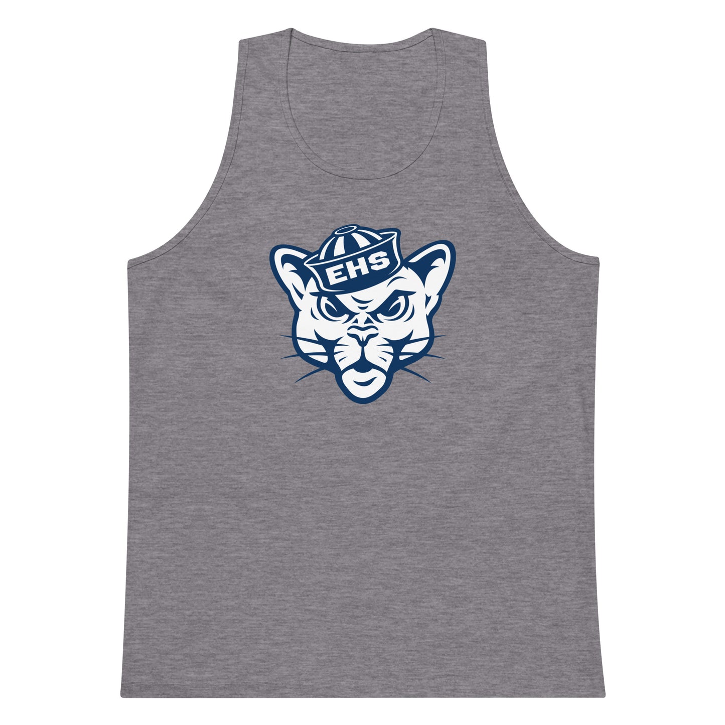 Adult Evergreen High School Lacrosse Cotton Heritage Tank