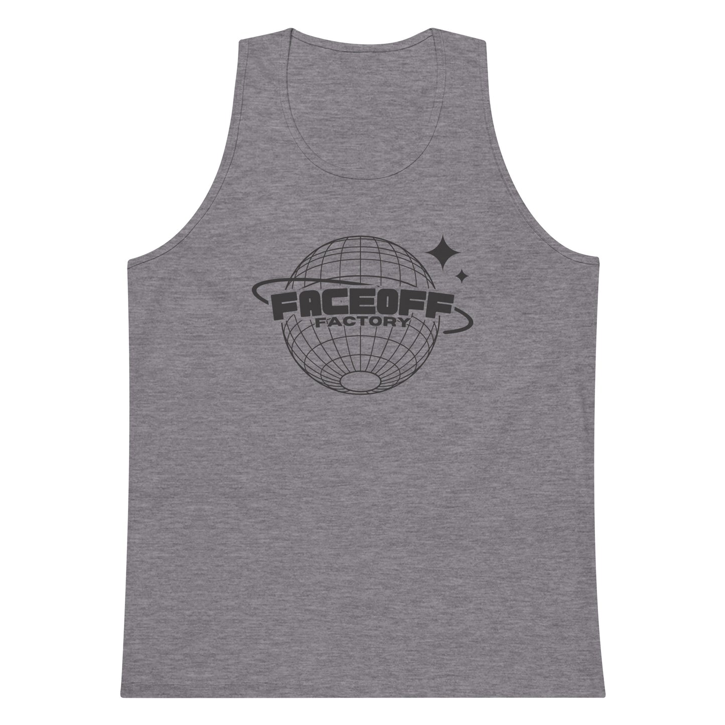Adult Faceoff Factory  Cotton Heritage Tank