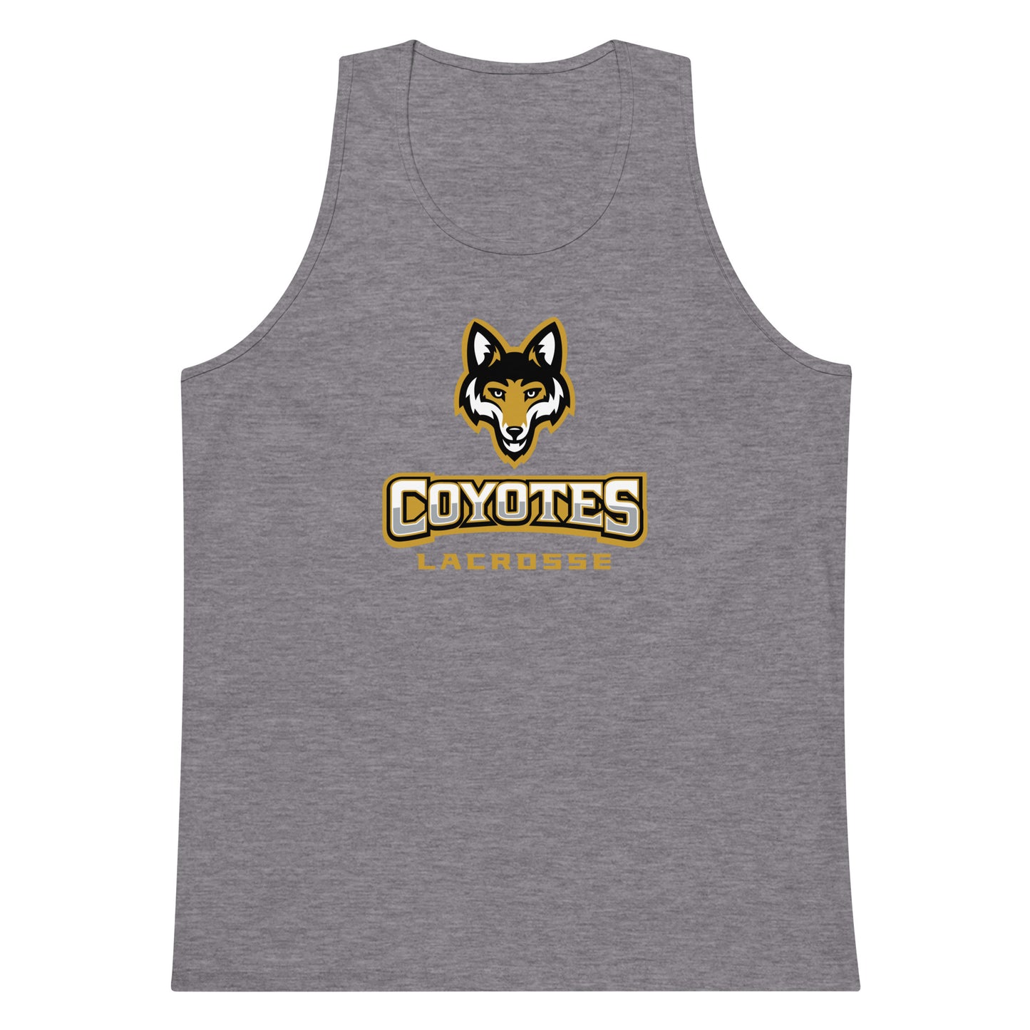 Adult Coyotes Lacrosse Cotton Heritage Tank