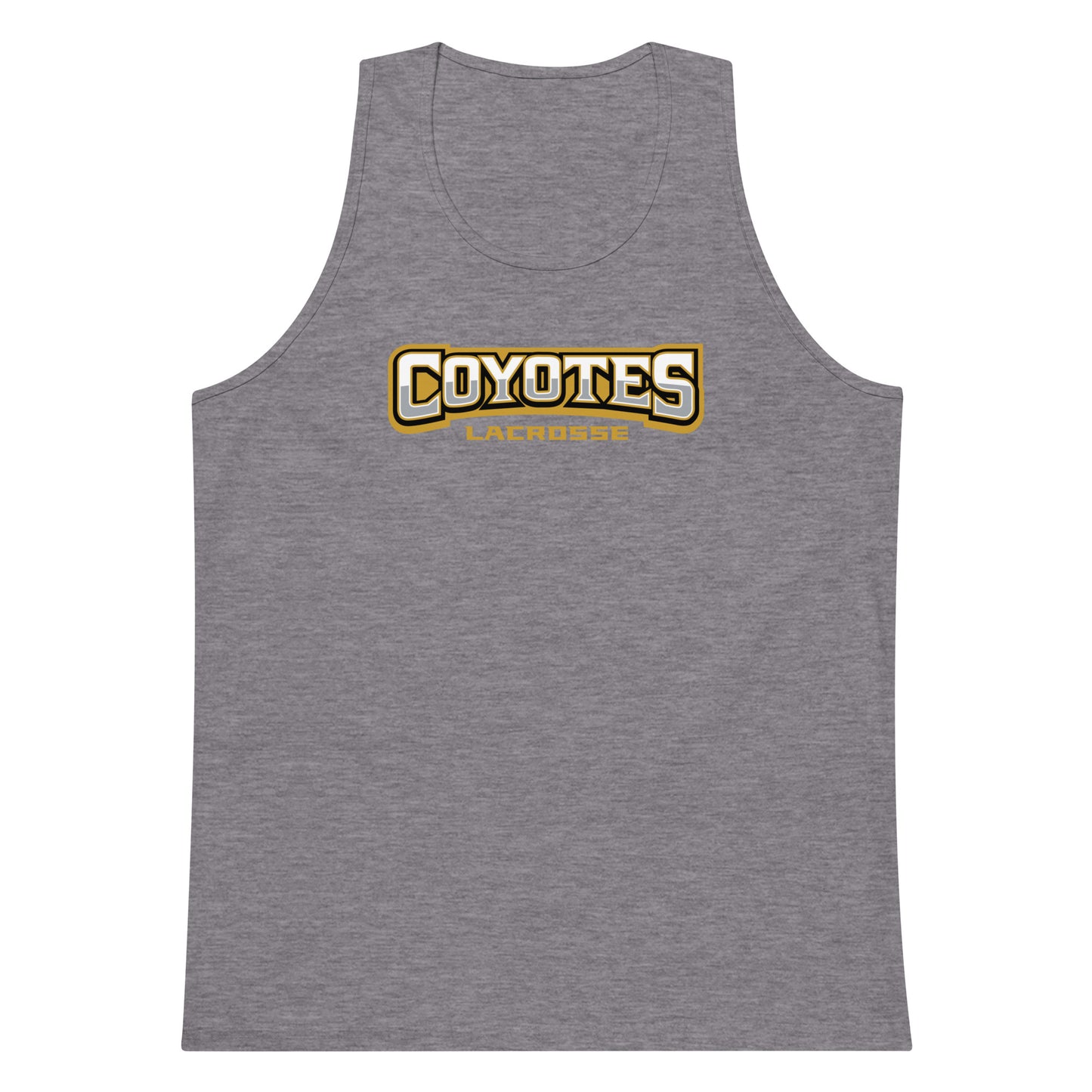 Adult Coyotes Lacrosse Cotton Heritage Tank