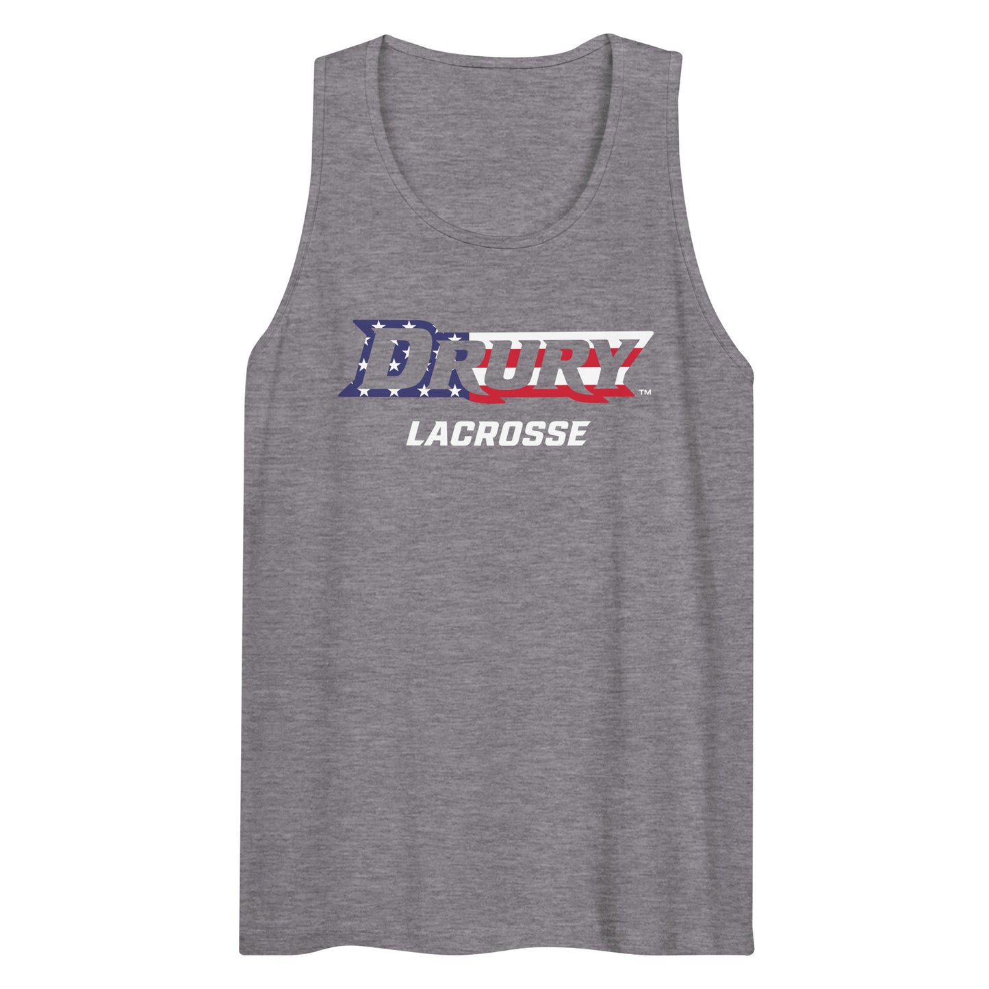 Adult Drury Lacrosse Cotton Heritage Tank