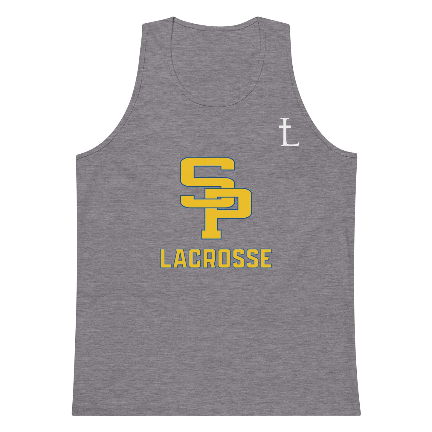 Adult Saint Paul's Wolves Lacrosse Cotton Heritage Tank