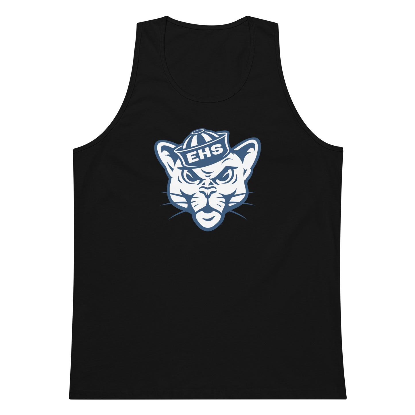 Adult Evergreen High School Lacrosse Cotton Heritage Tank