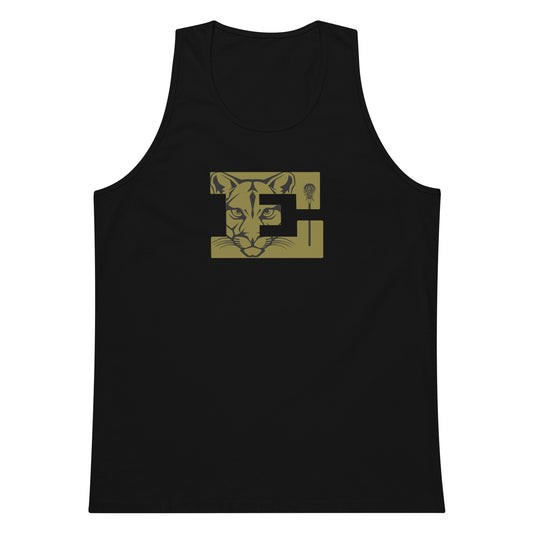 Adult Evergreen High School Lacrosse Cotton Heritage Tank