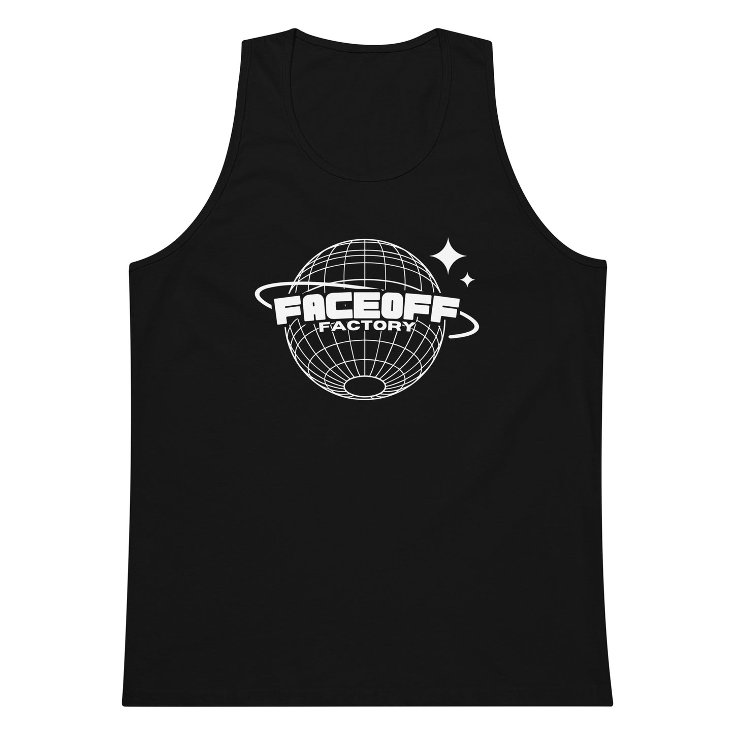 Adult Faceoff Factory  Cotton Heritage Tank