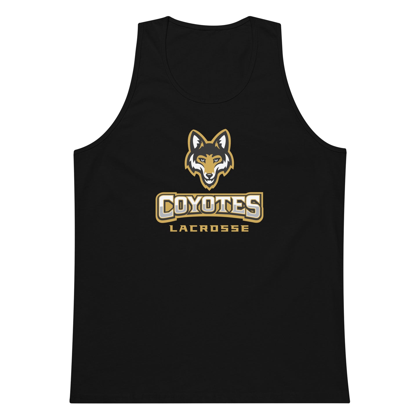Adult Coyotes Lacrosse Cotton Heritage Tank