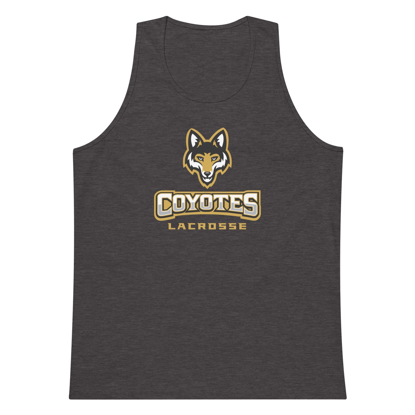 Adult Coyotes Lacrosse Cotton Heritage Tank