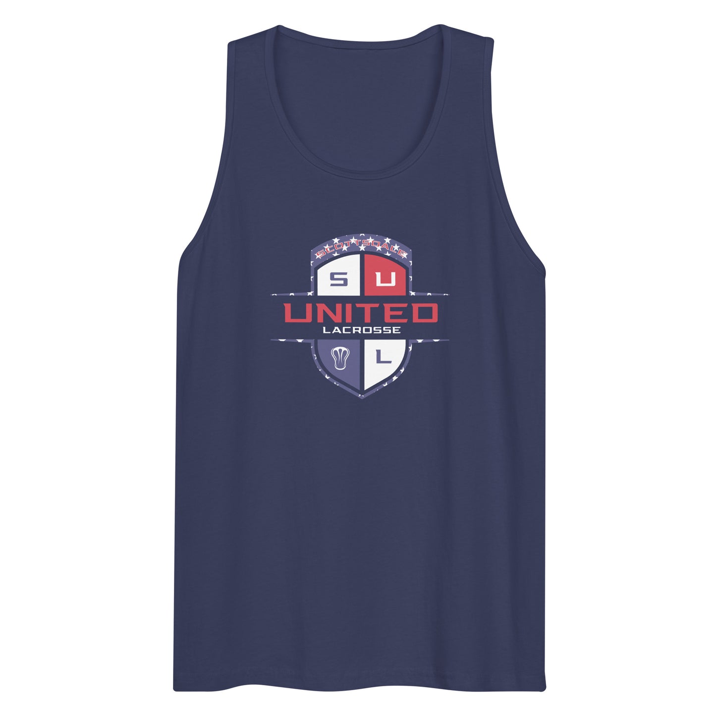 Adult United Lacrosse USA Cotton Heritage Tank