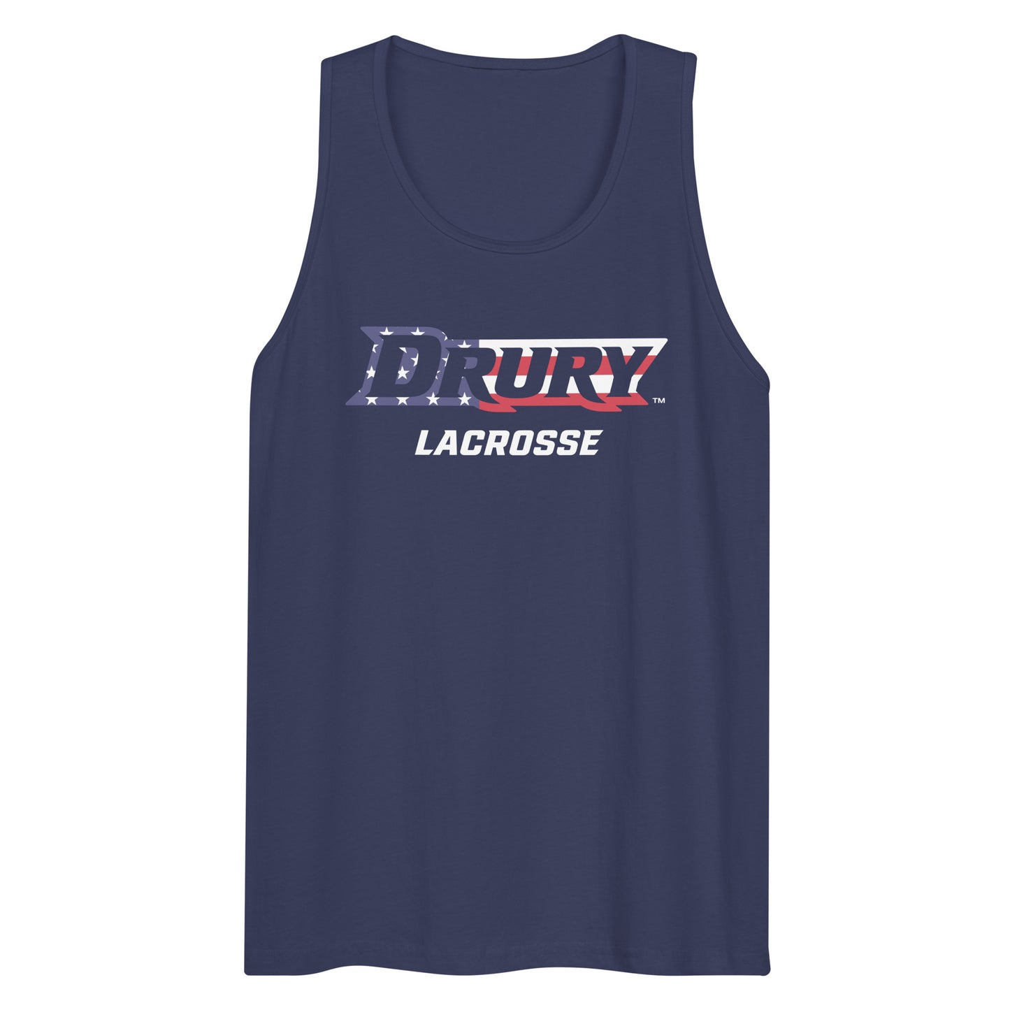 Adult Drury Lacrosse Cotton Heritage Tank