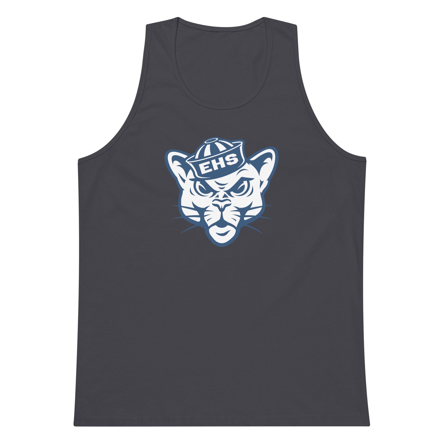 Adult Evergreen High School Lacrosse Cotton Heritage Tank