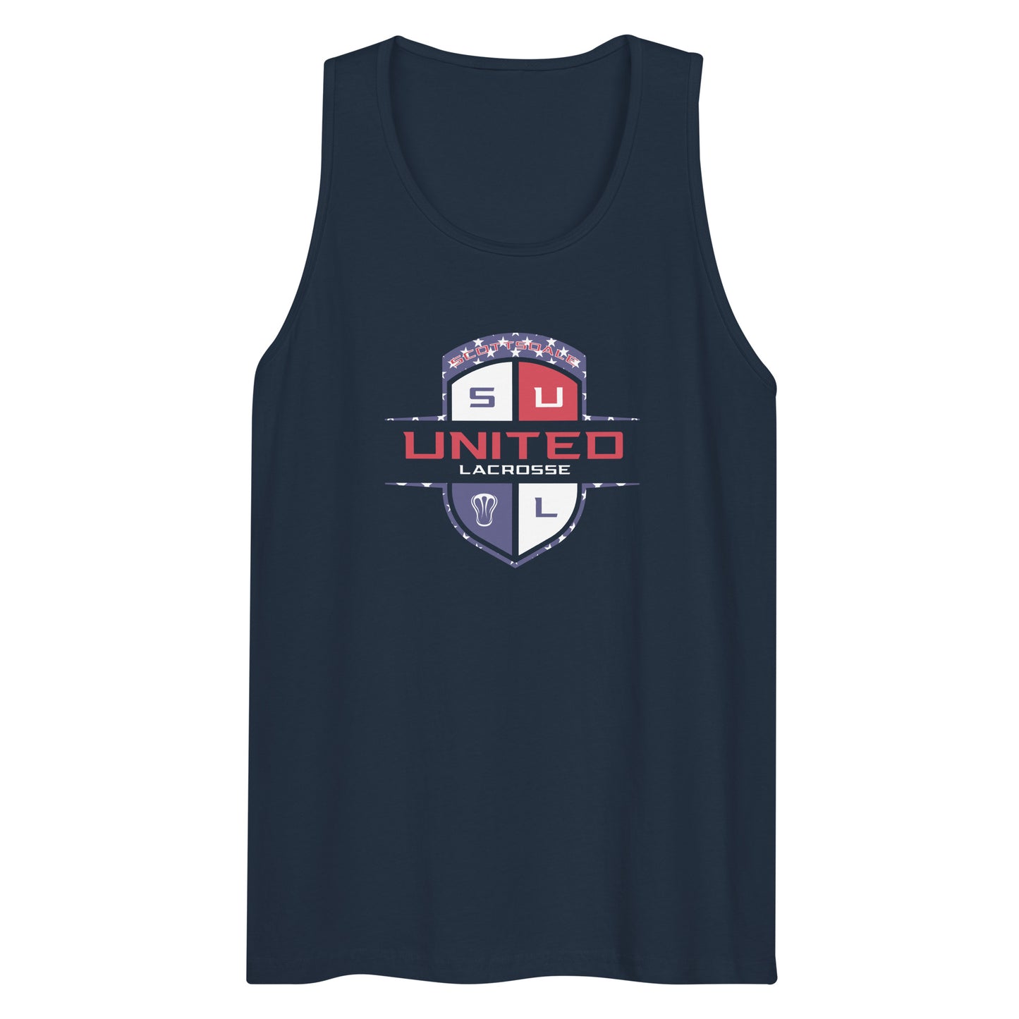 Adult United Lacrosse USA Cotton Heritage Tank