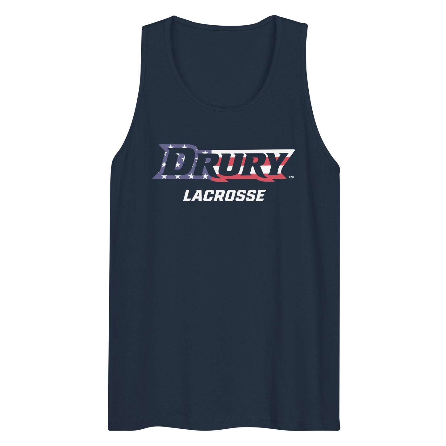 Adult Drury Lacrosse Cotton Heritage Tank