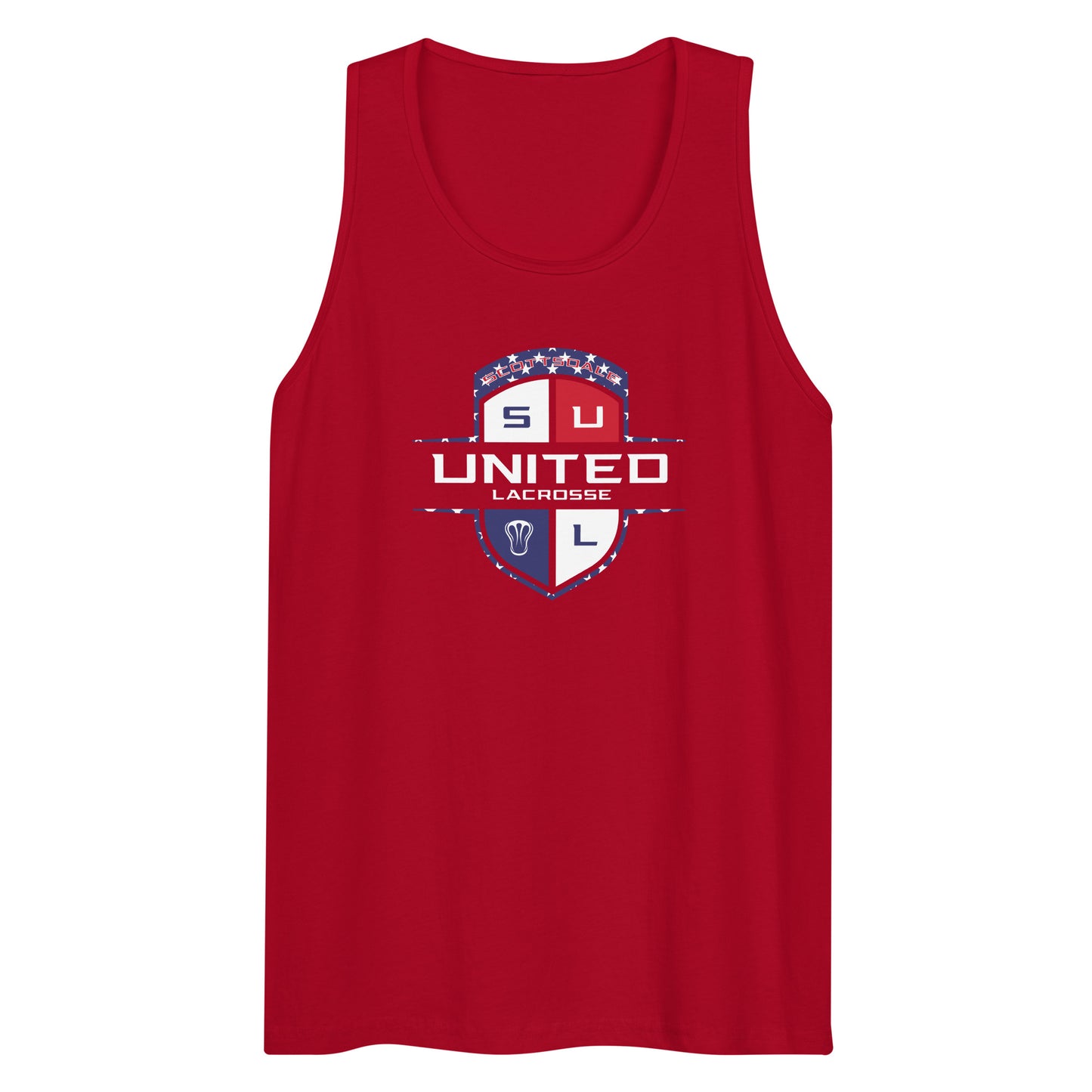 Adult United Lacrosse USA Cotton Heritage Tank