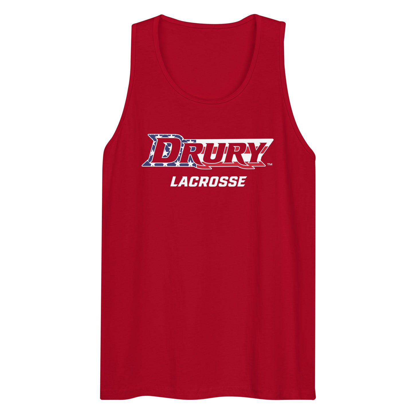 Adult Drury Lacrosse Cotton Heritage Tank