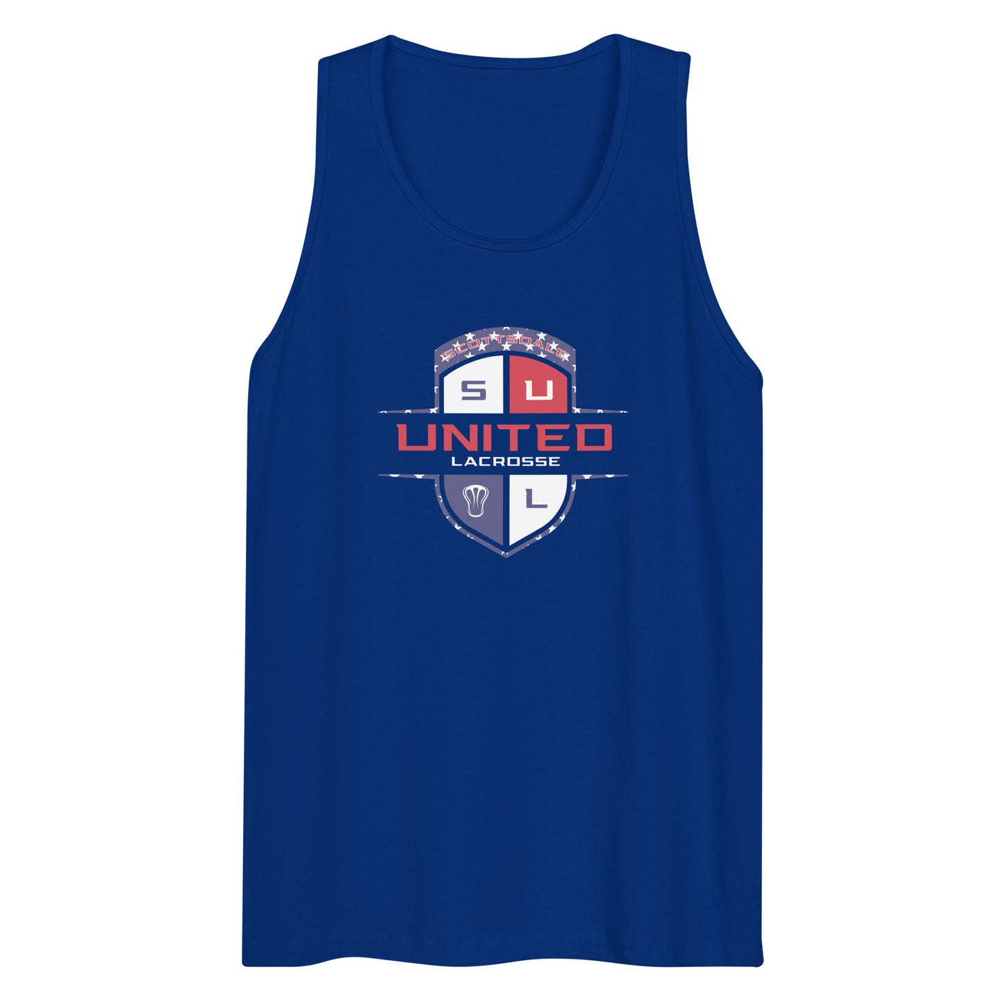Adult United Lacrosse USA Cotton Heritage Tank