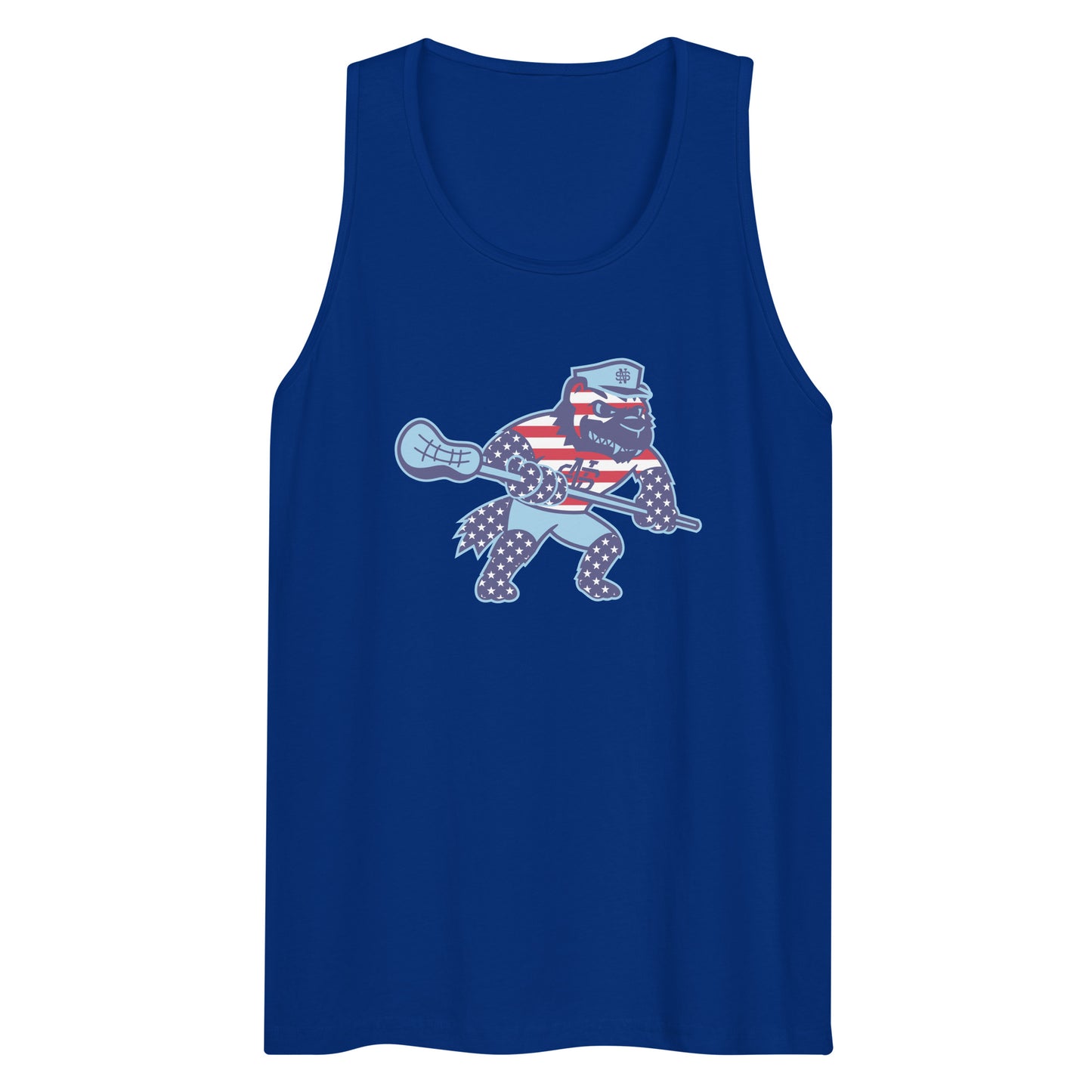 Adult North Stafford Lacrosse USA Cotton Heritage Tank