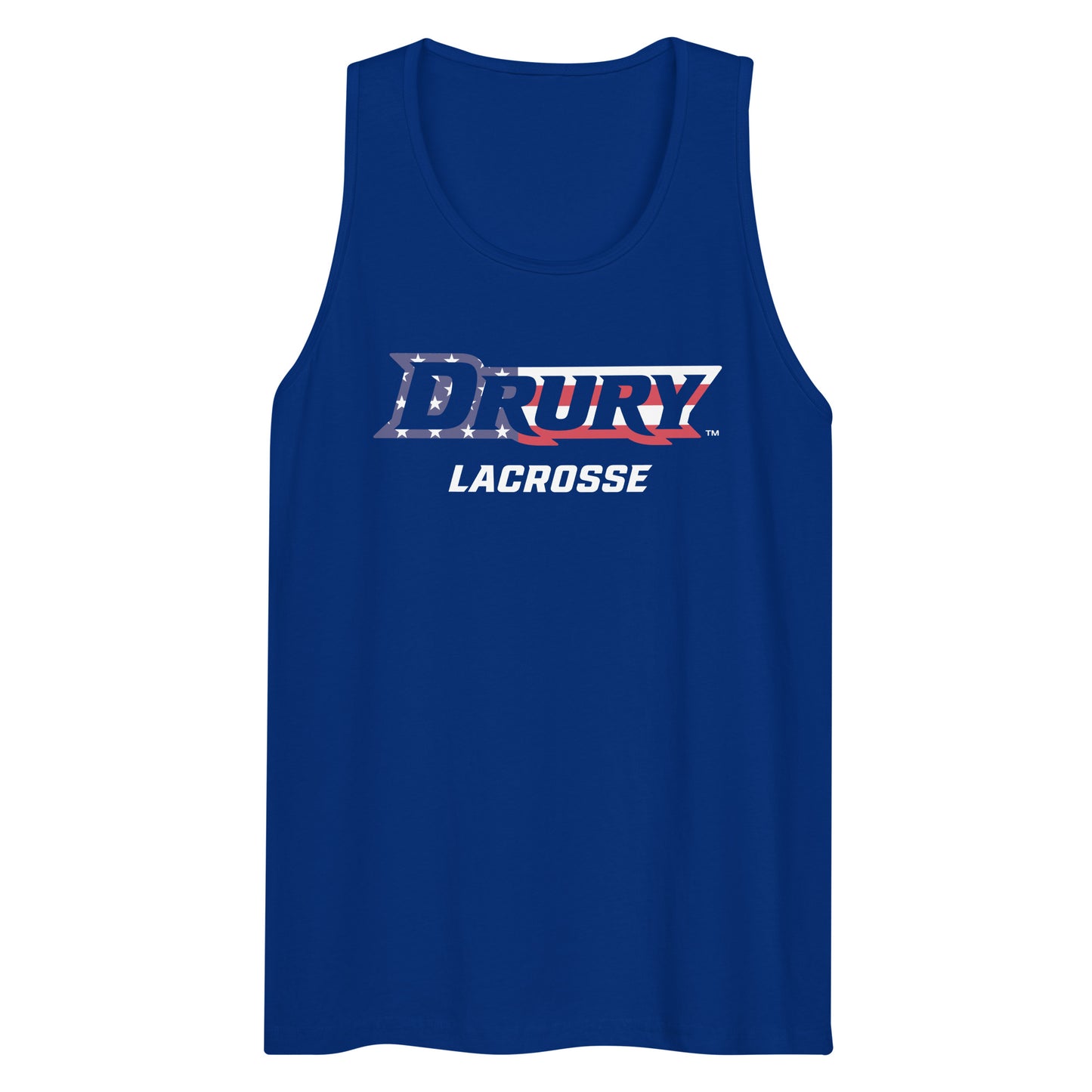 Adult Drury Lacrosse Cotton Heritage Tank