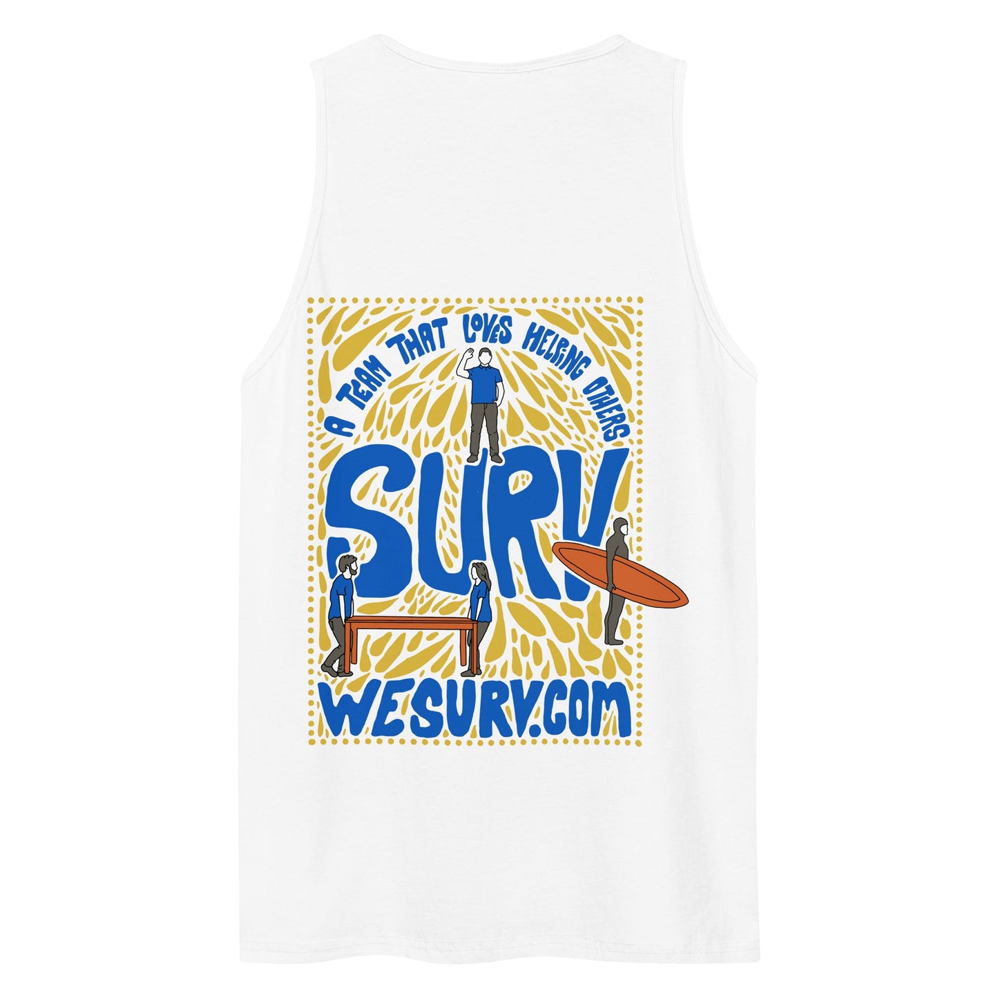 Adult SURV Cotton Heritage Tank Top