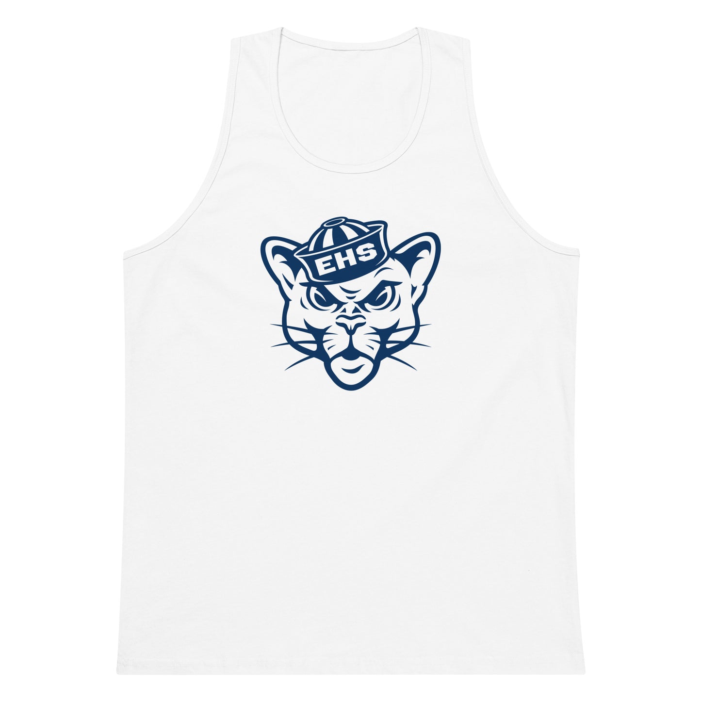 Adult Evergreen High School Lacrosse Cotton Heritage Tank
