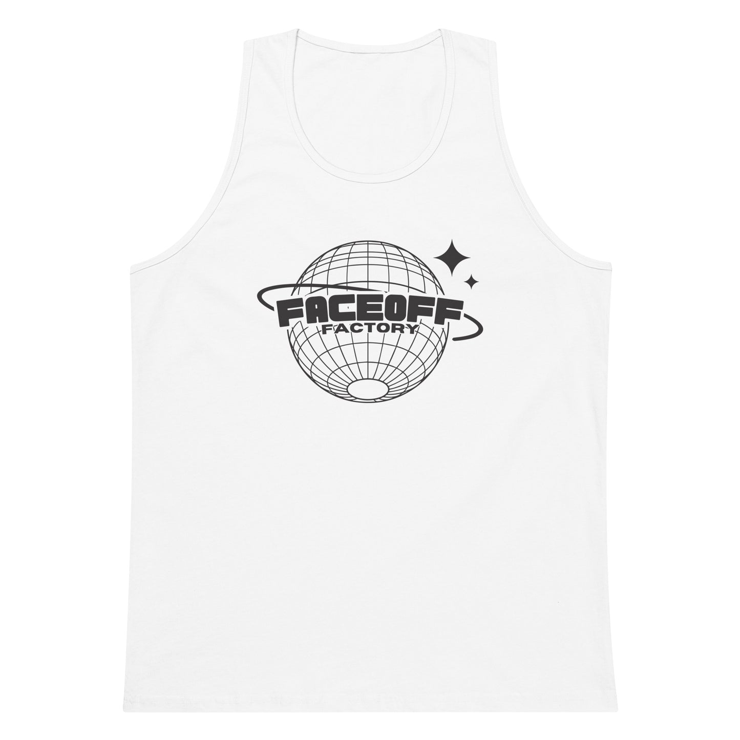 Adult Faceoff Factory  Cotton Heritage Tank