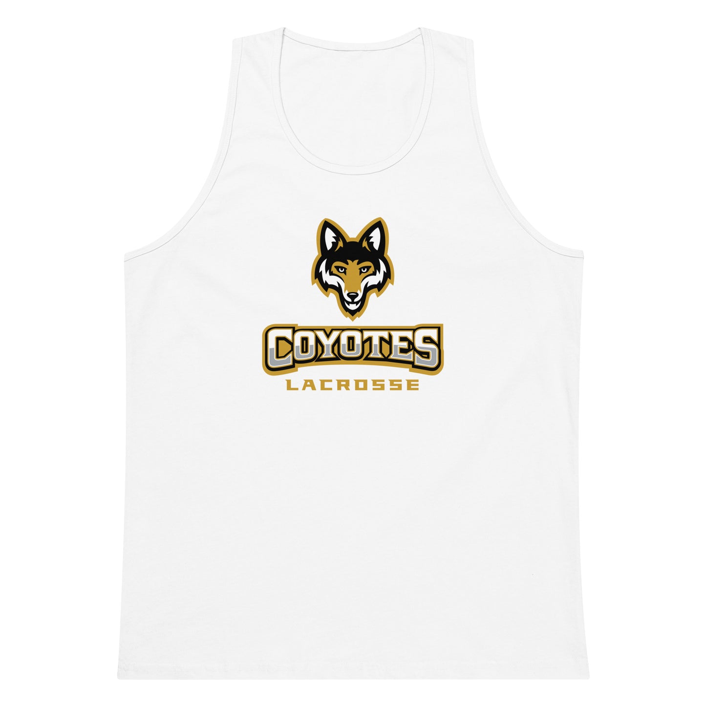 Adult Coyotes Lacrosse Cotton Heritage Tank