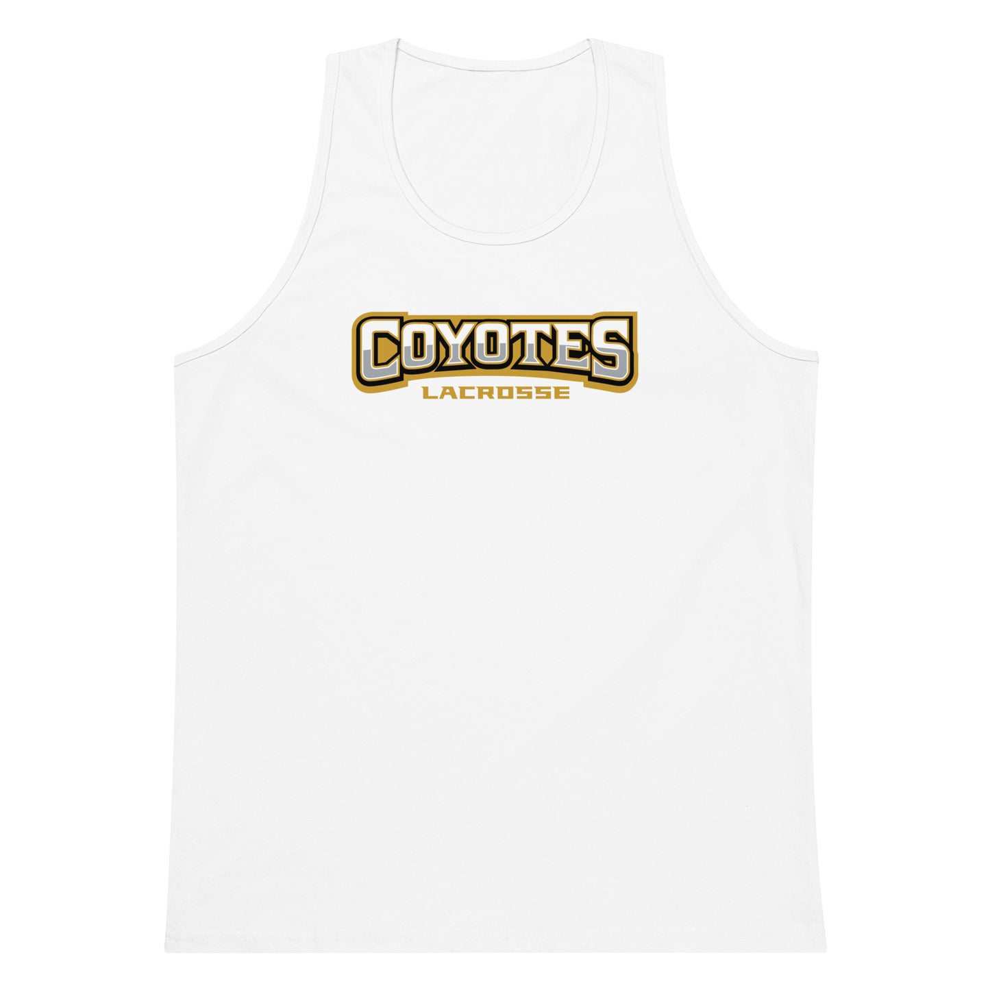 Adult Coyotes Lacrosse Cotton Heritage Tank