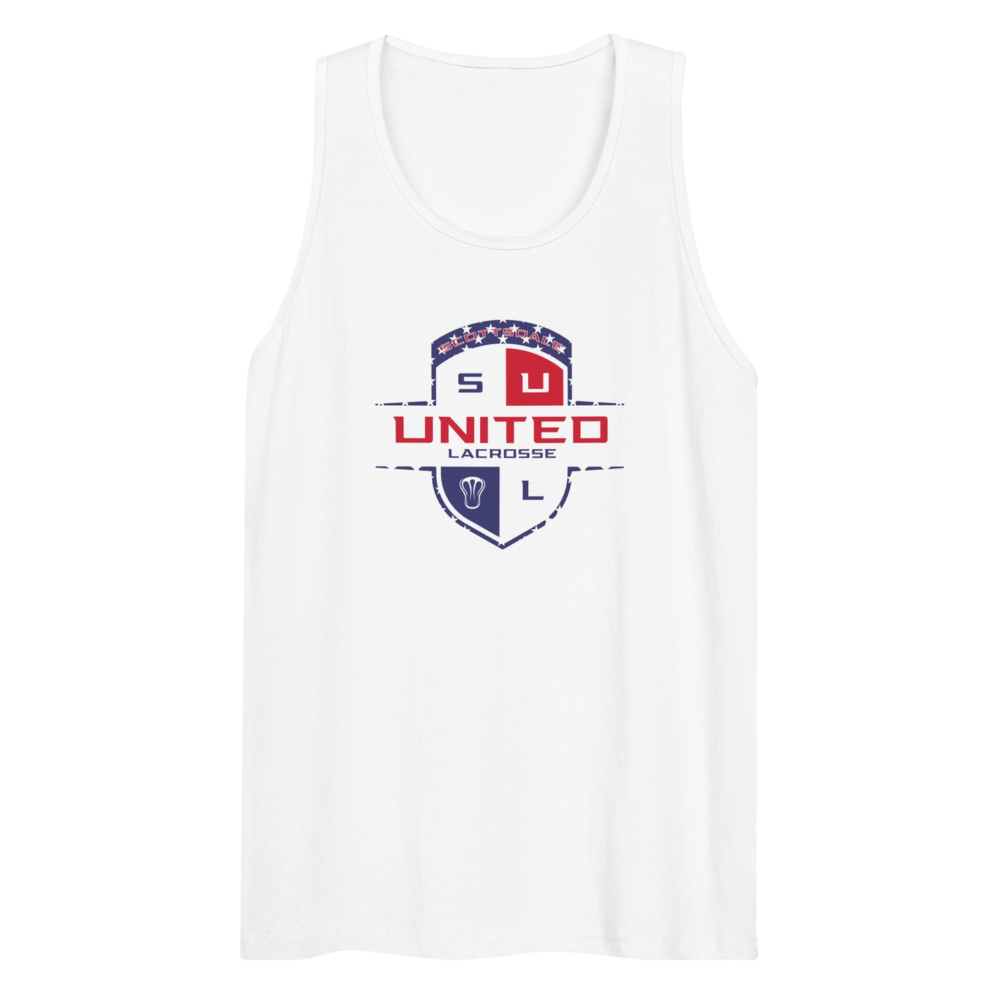 Adult United Lacrosse USA Cotton Heritage Tank