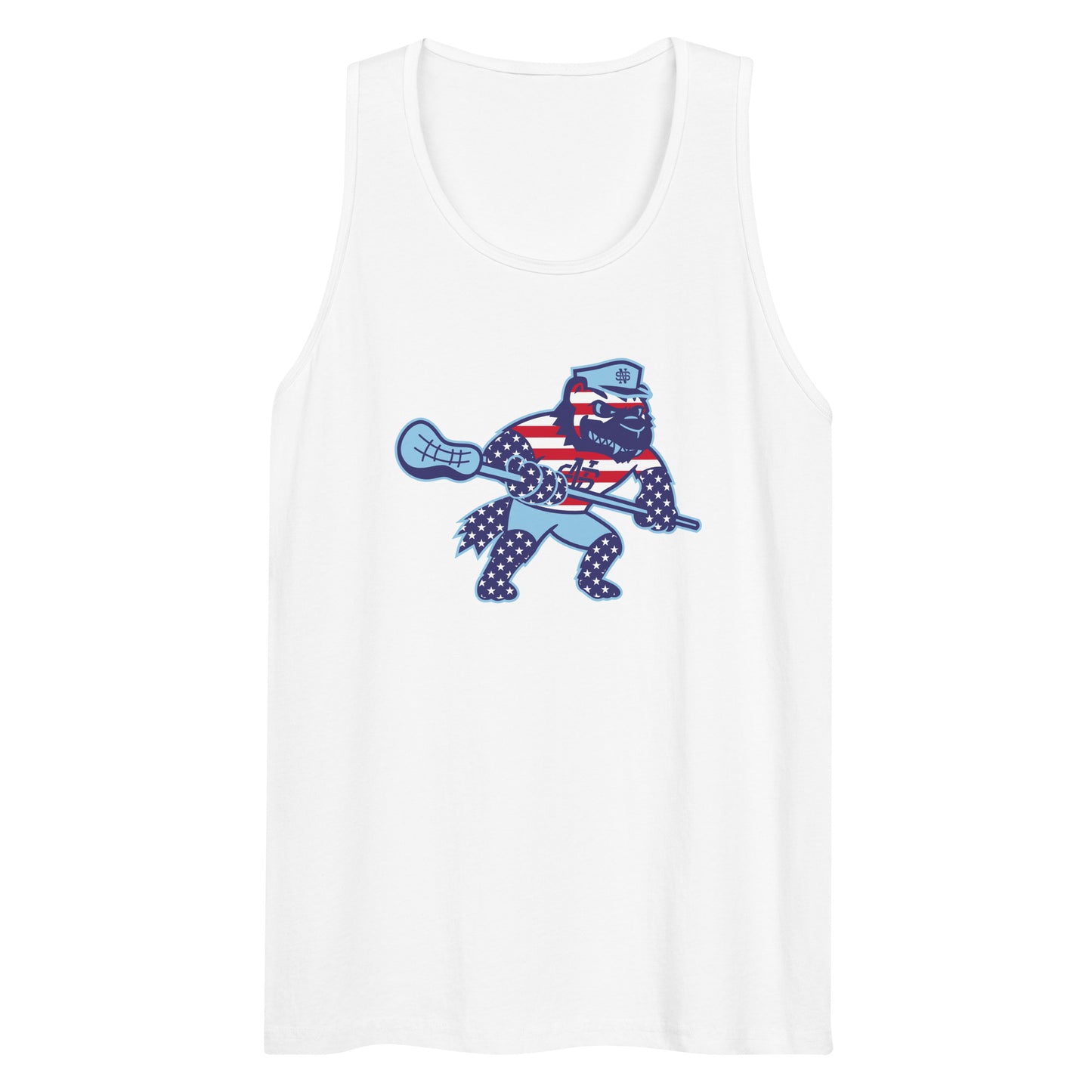 Adult North Stafford Lacrosse USA Cotton Heritage Tank