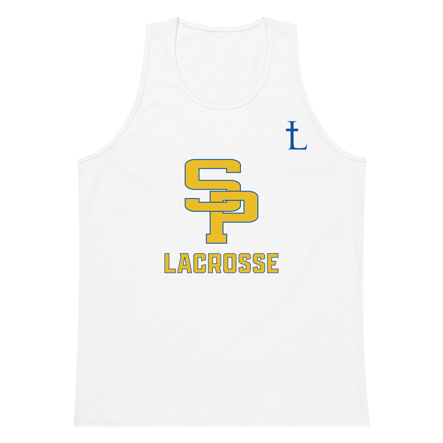 Adult Saint Paul's Wolves Lacrosse Cotton Heritage Tank
