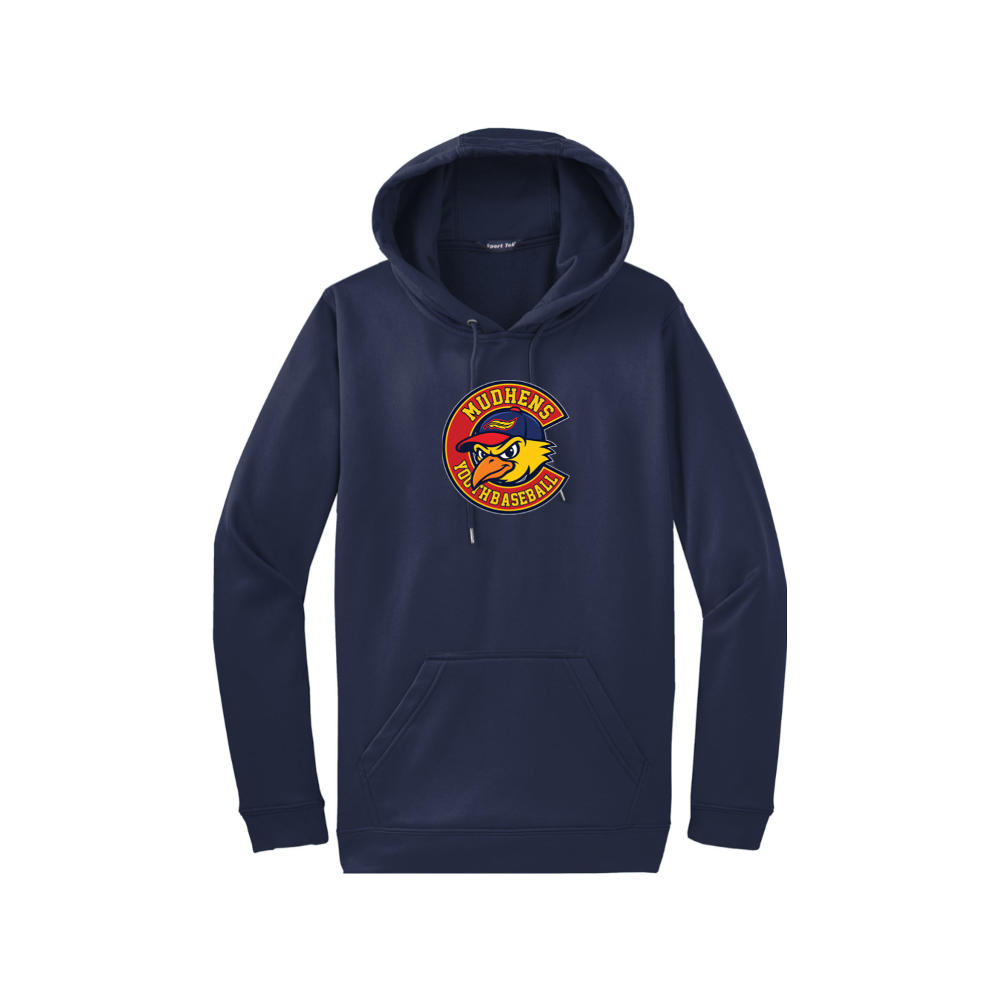 Adult Mudhens Baseball Personalized Sport-Tek Sport-Wick Fleece Hoodie