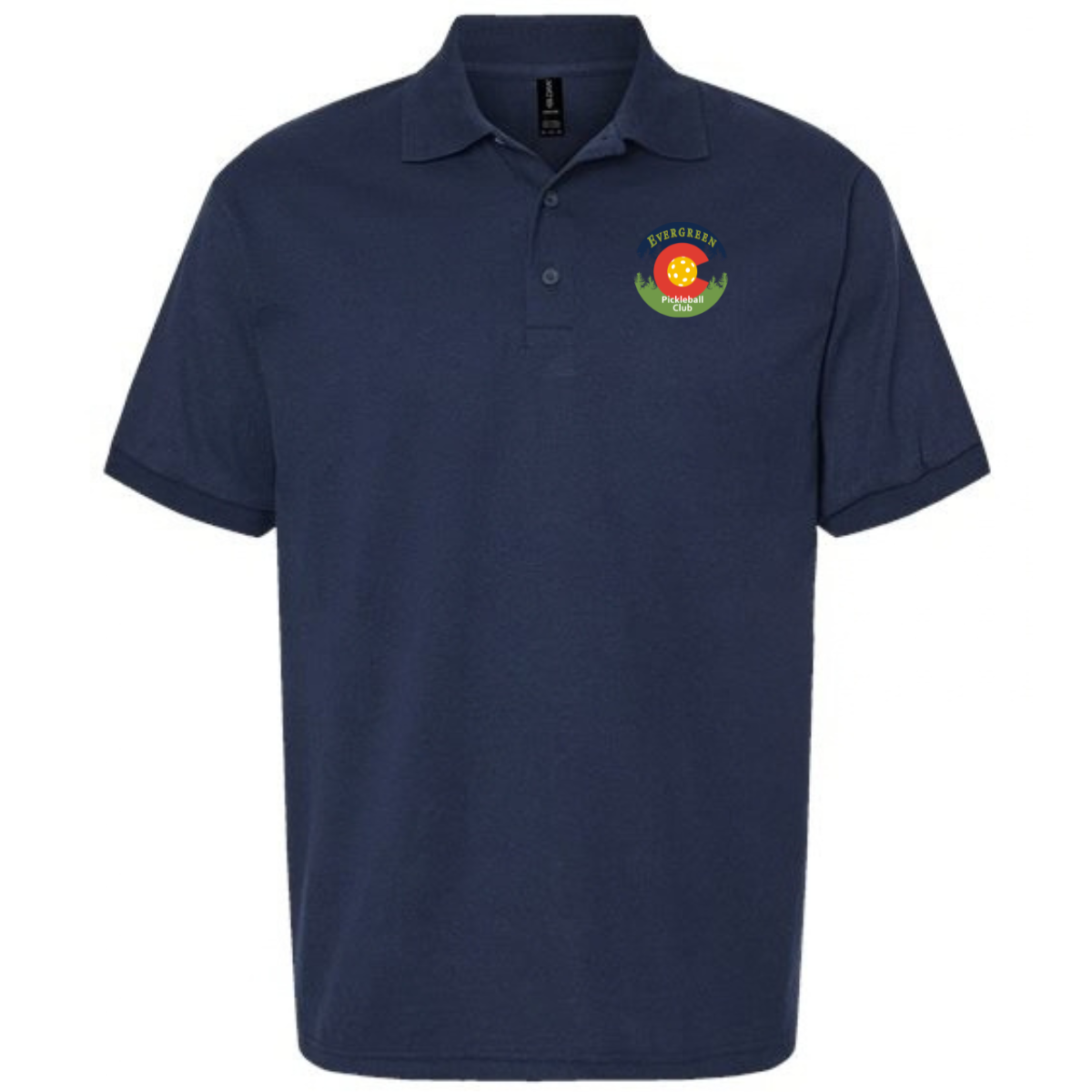 Adult Evergreen Pickleball Gildan Dryblend Polo
