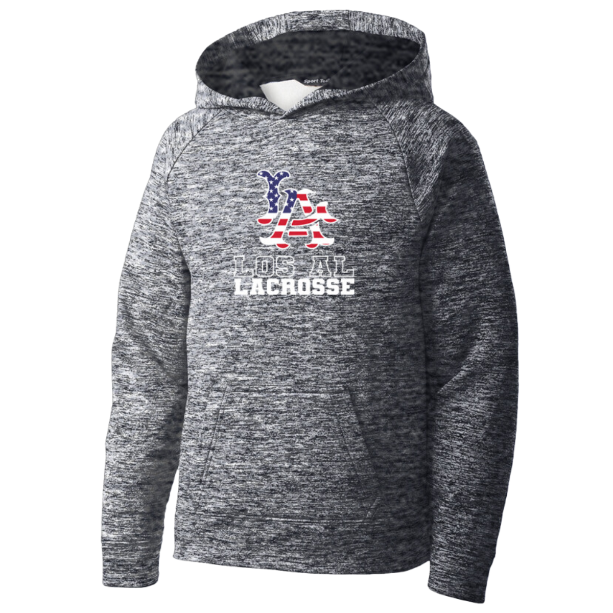 Youth Los Alamitos Lacrosse Sport-Tek Heather Fleece Hoodie