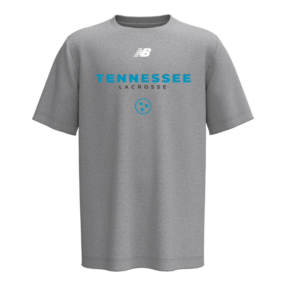 TNLX New Balance NBlend Tee — Medium Heather Grey