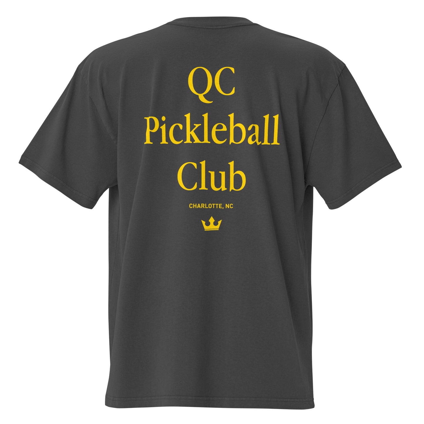 Adult QC Pickleball AS Colour Oversized Faded T-shirt