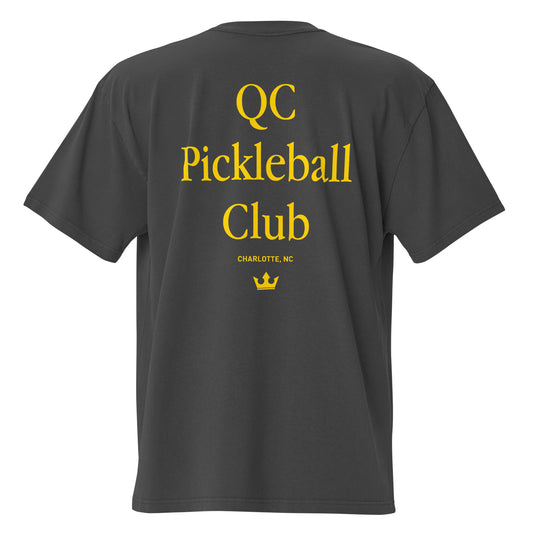Adult QC Pickleball AS Colour Oversized Faded T-shirt