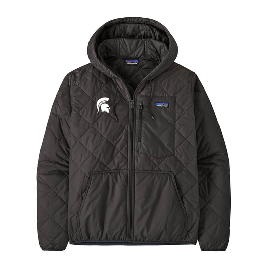 Patagonia Men’s Diamond Quilted Bomber Hoody — Black