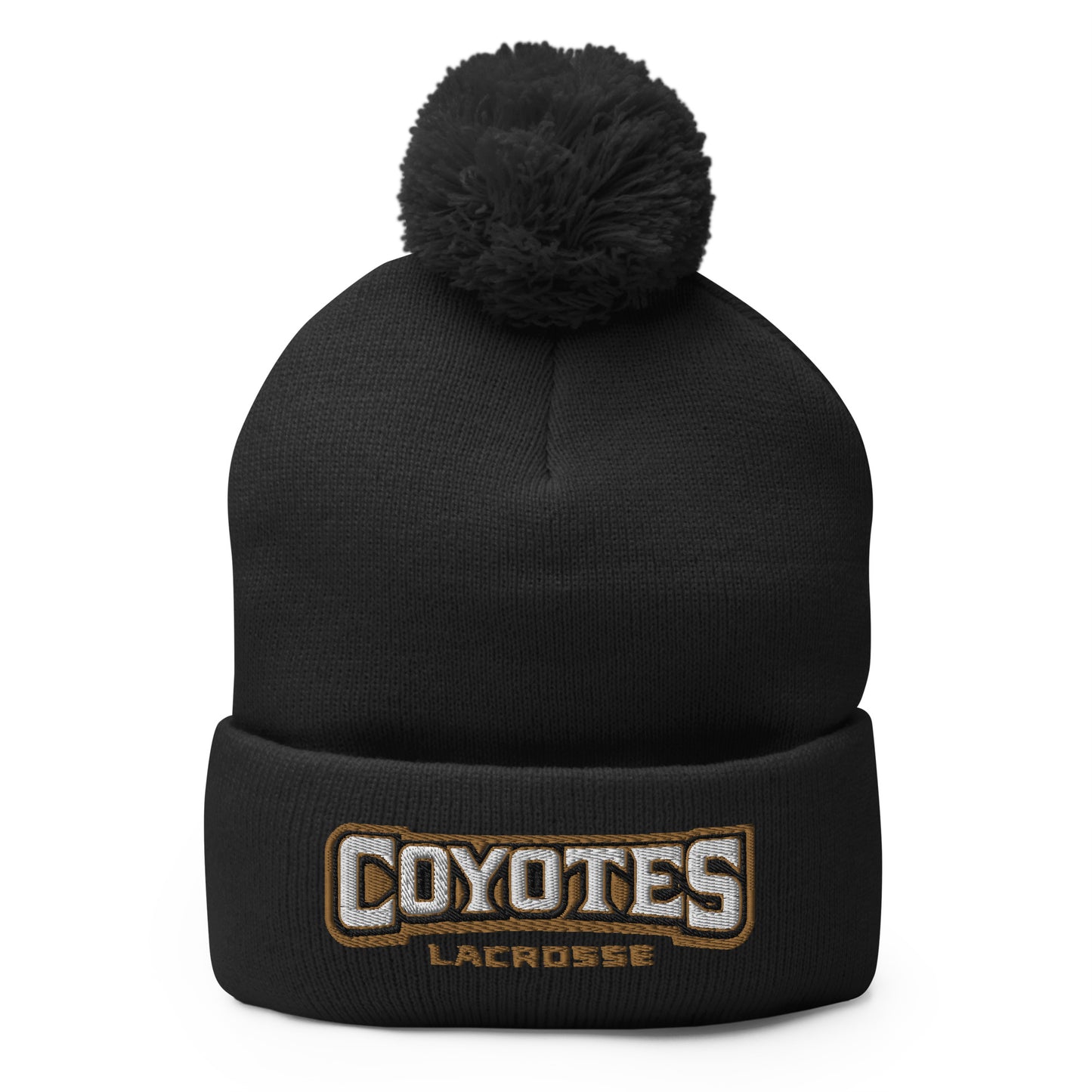 Coyotes Lacrosse Pom-Pom Beanie