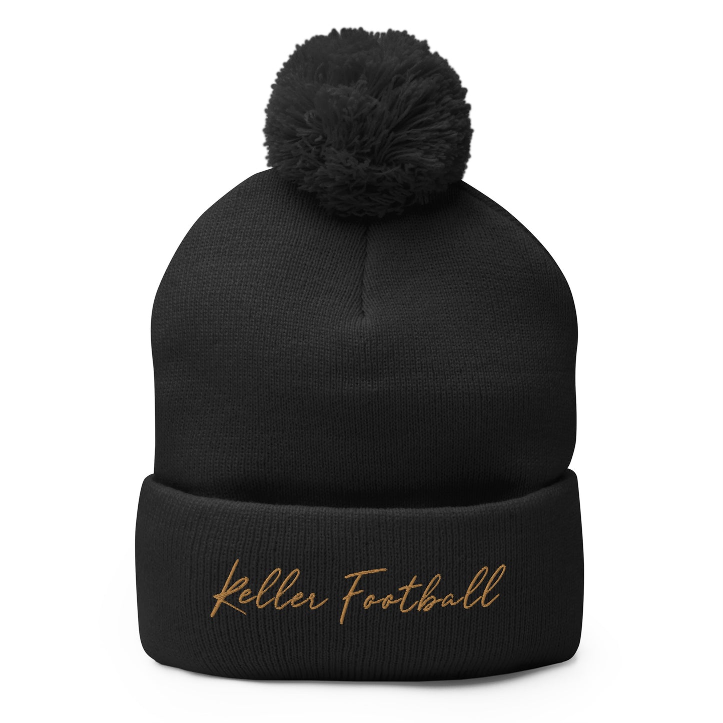 Keller Football Pom-Pom Beanie