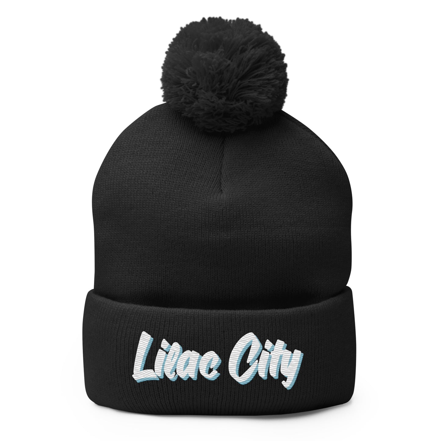 Lilac City Lacrosse Pom-Pom Beanie