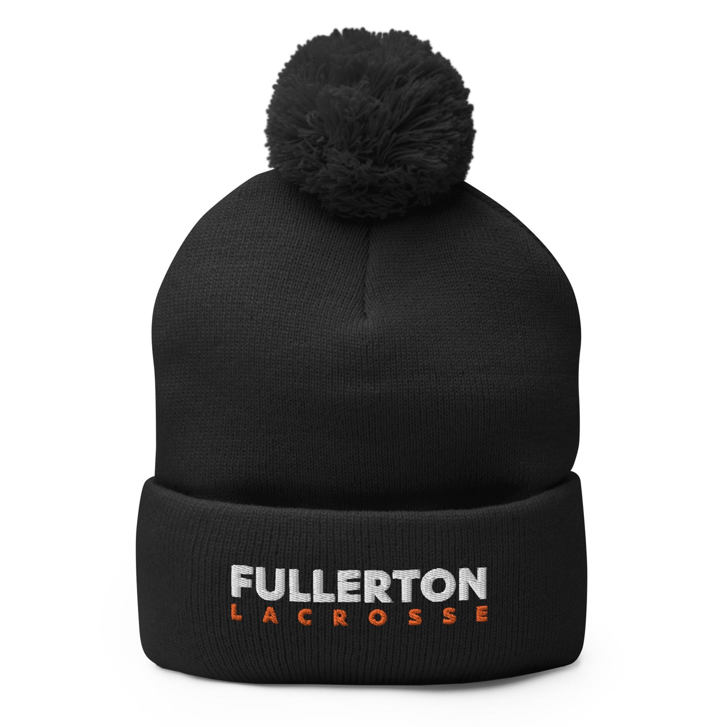CSUF Lacrosse Pom-Pom Beanie
