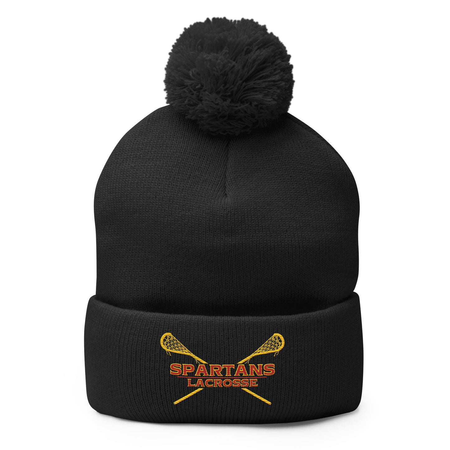 La Cañada Lacrosse Pom-Pom Beanie