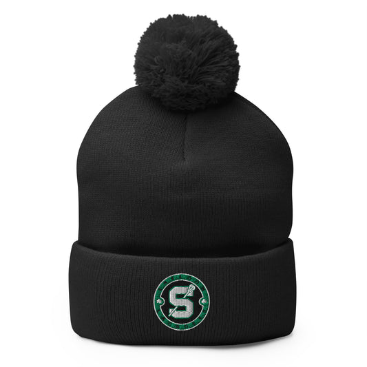 Sheldon Lacrosse Pom Pom Beanie