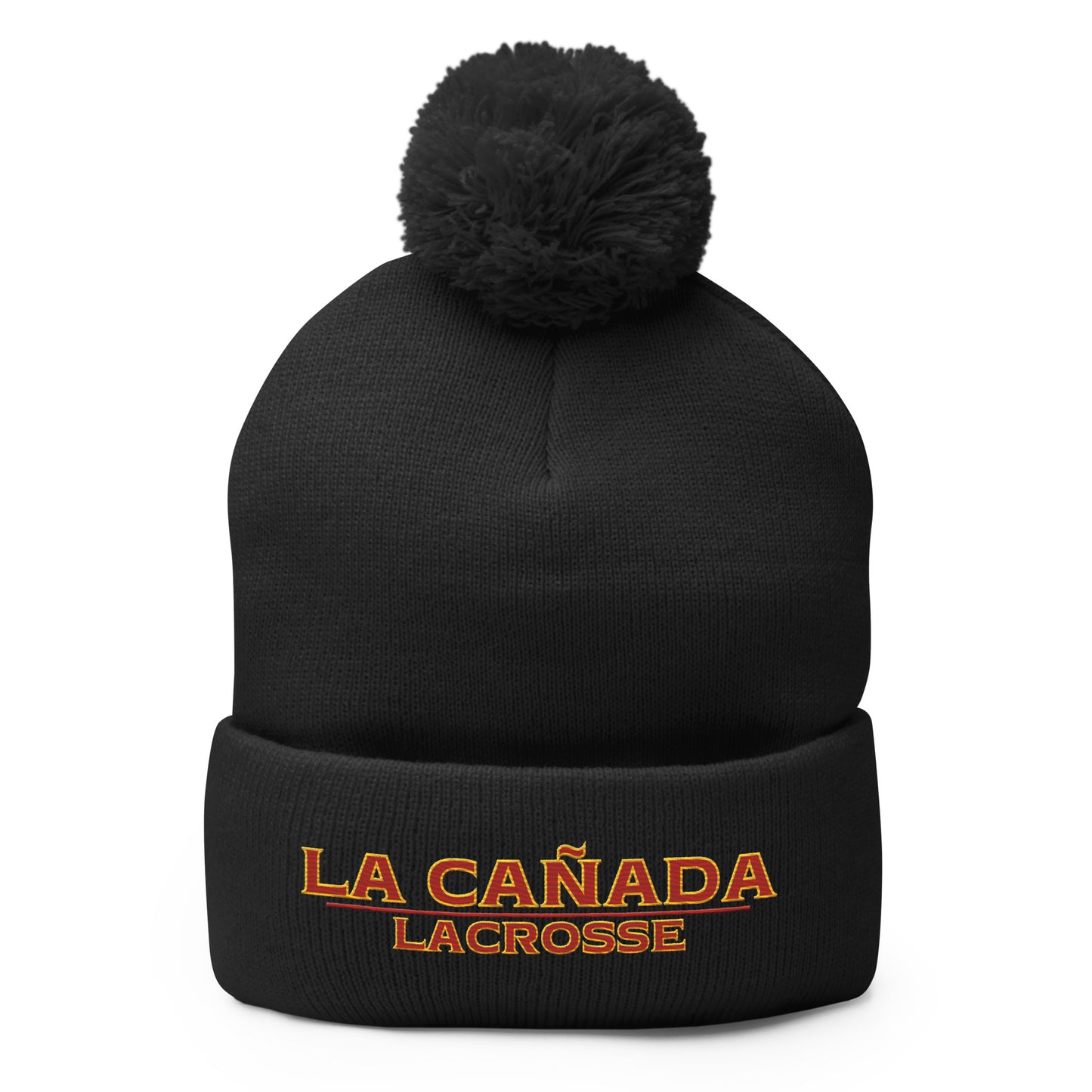 La Cañada Lacrosse Pom-Pom Beanie
