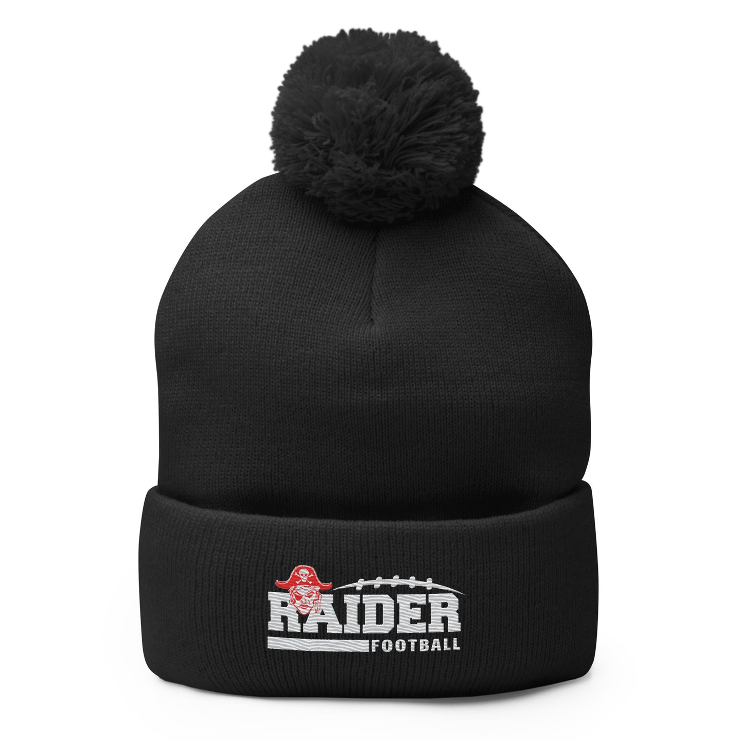 Fairport Youth Football and Cheer Pom-Pom Beanie