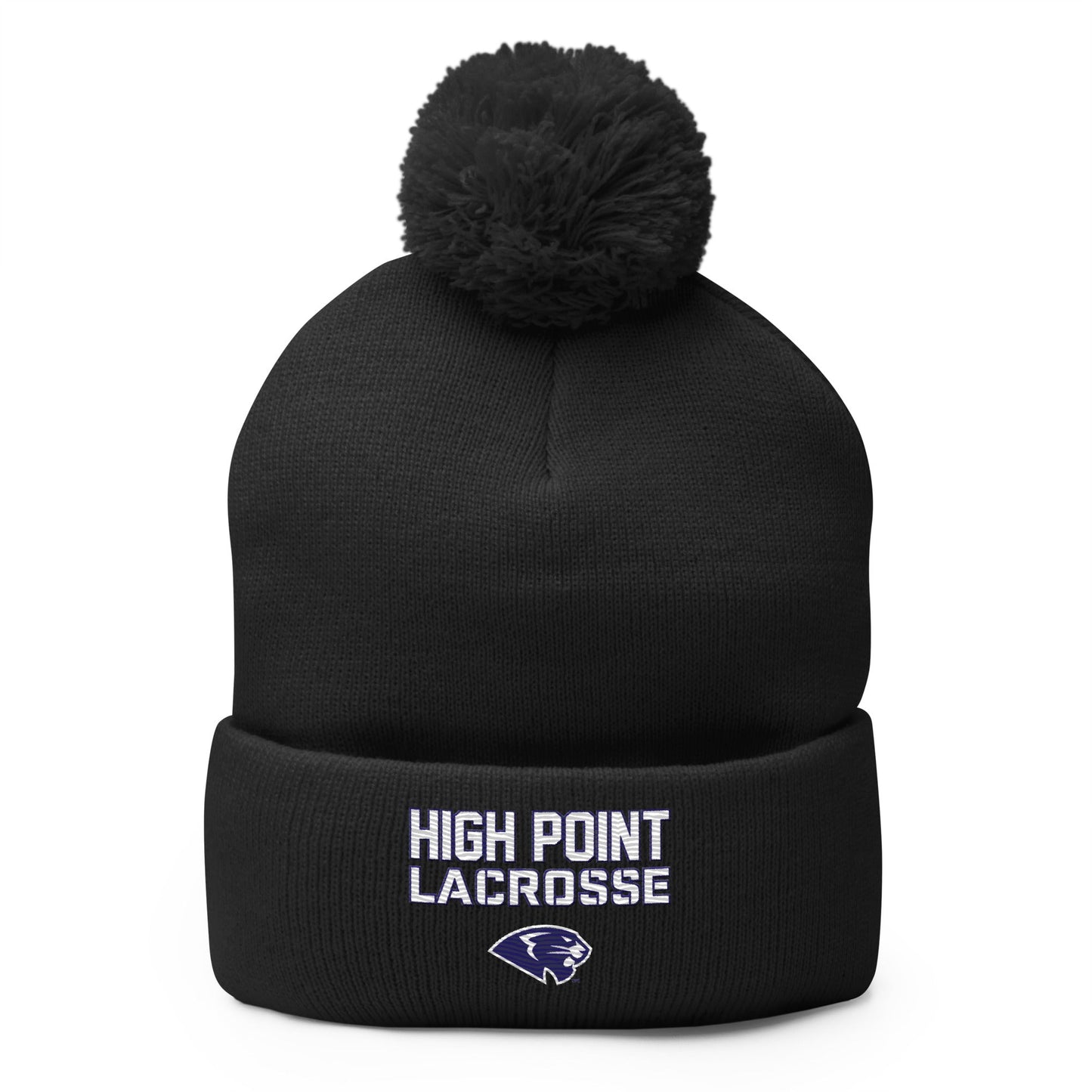 HPU Women's Lacrosse Pom-Pom Beanie