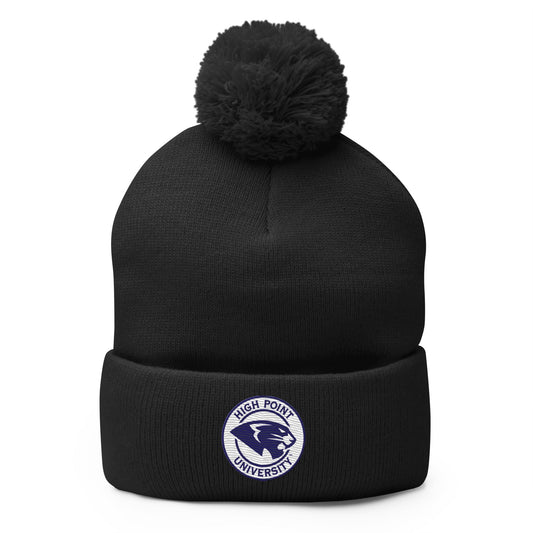 HPU Baseball Pom Pom Beanie