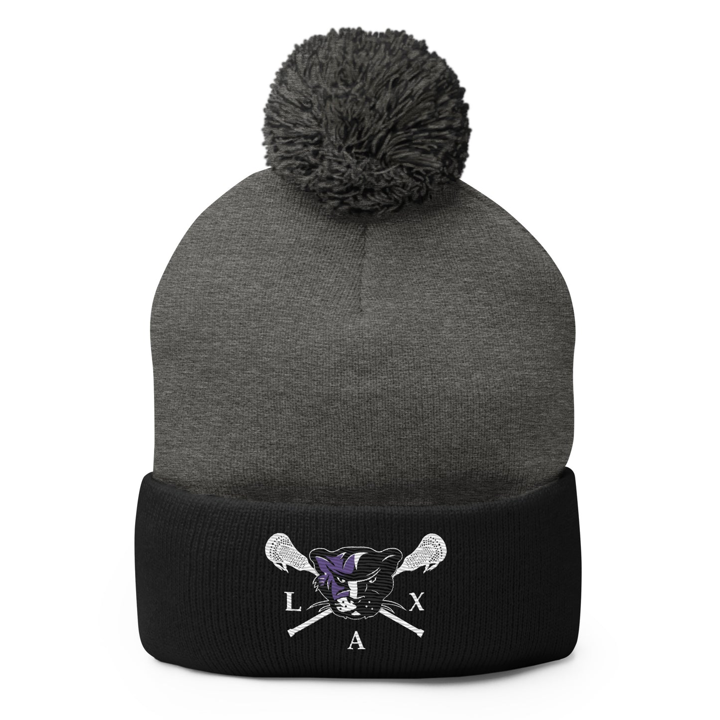 LaxCats Pom-Pom Beanie