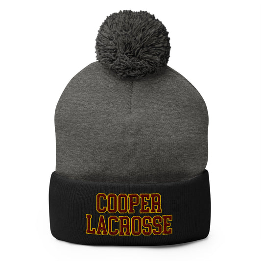 Cooper Lacrosse Pom-Pom Beanie