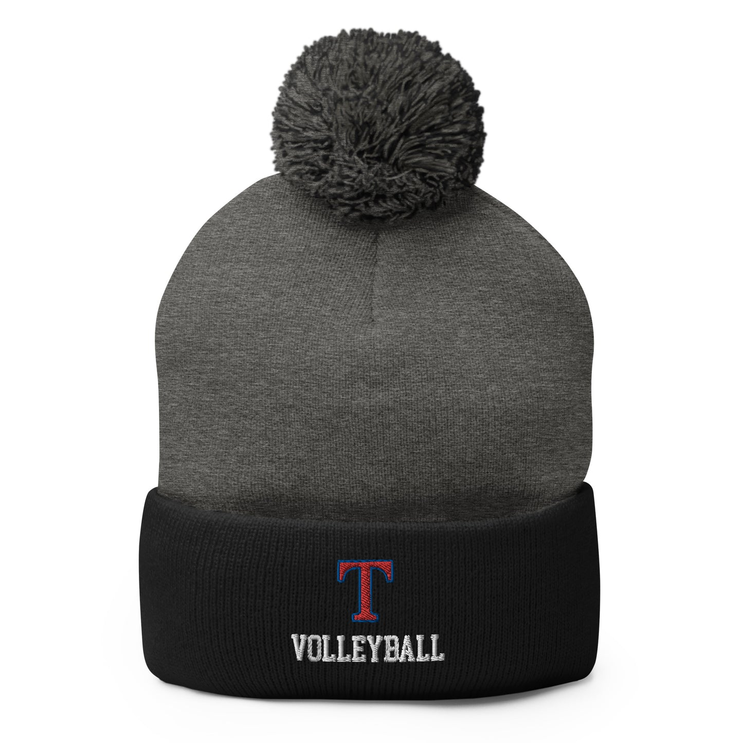 TMHS Volleyball Pom-Pom Beanie