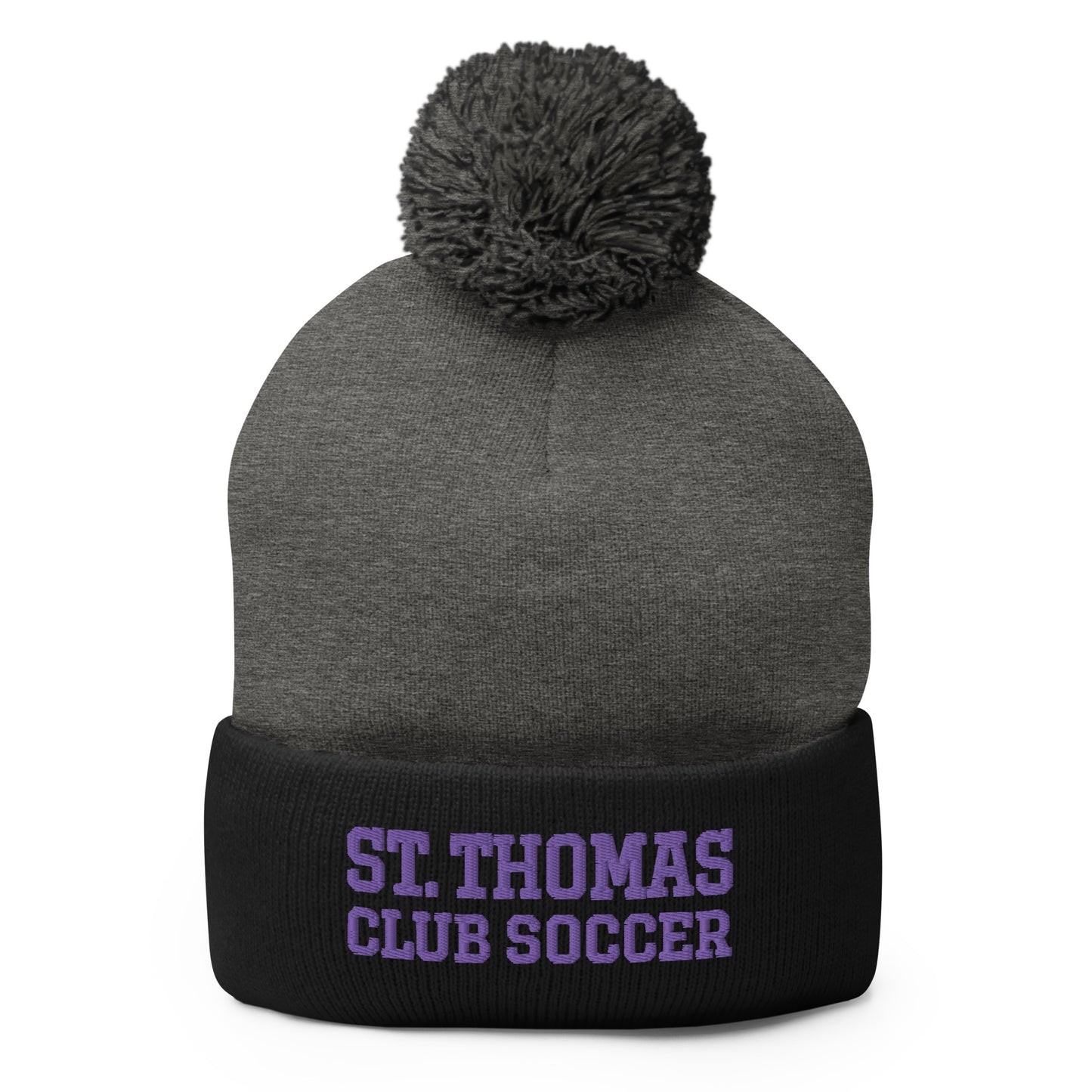 UST Club Soccer Pom-Pom Beanie